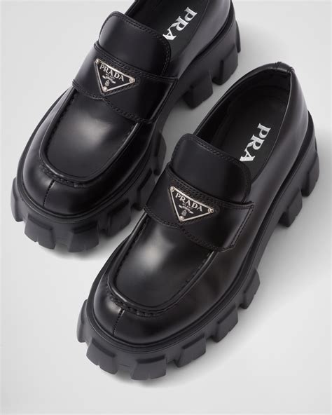 prada monolith loafers used|prada monolith loafers women's.